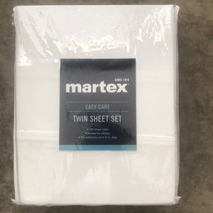 Martex Easy Care Twin Sheet Set